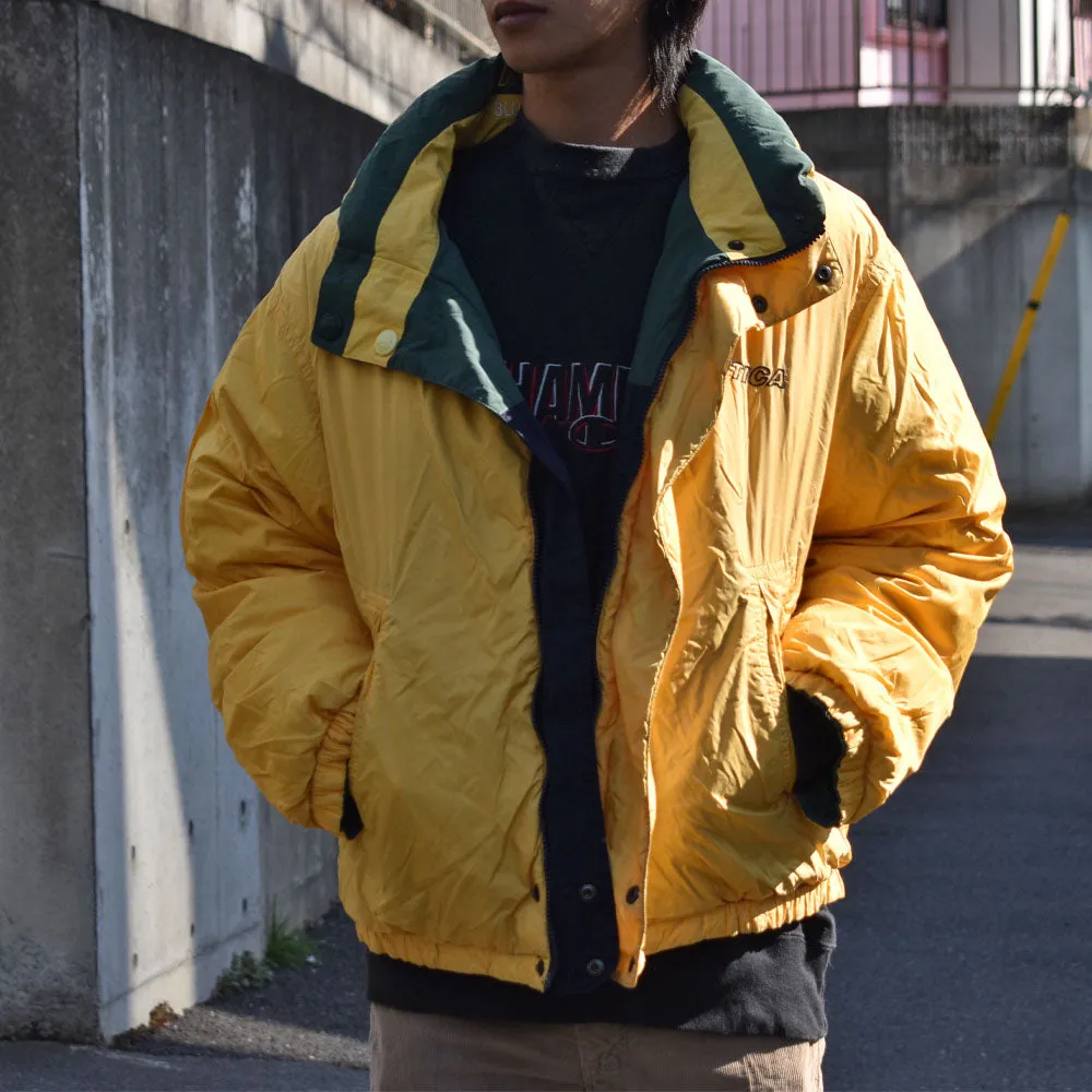 90’s NAUTICA ナイスカラー！リバーシブル ダウンジャケット 240311