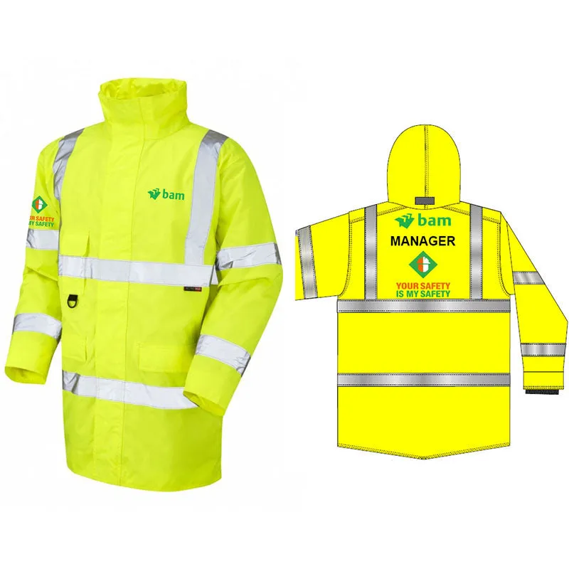 BAM Padded Hi Vis Site Jacket
