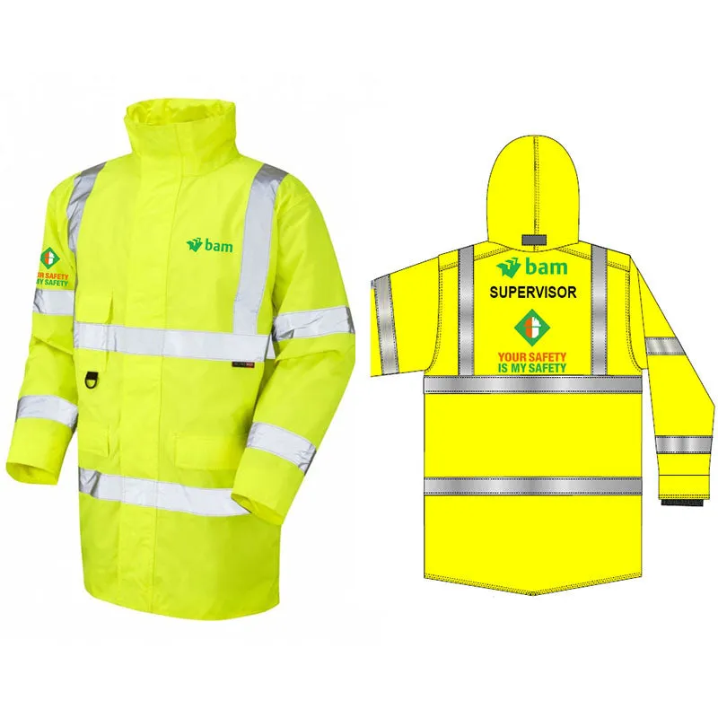 BAM Padded Hi Vis Site Jacket