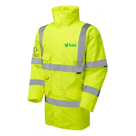 BAM Padded Hi Vis Site Jacket