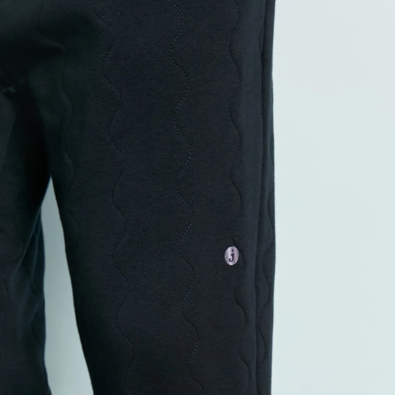 Black Chilluxe Quilted Pant