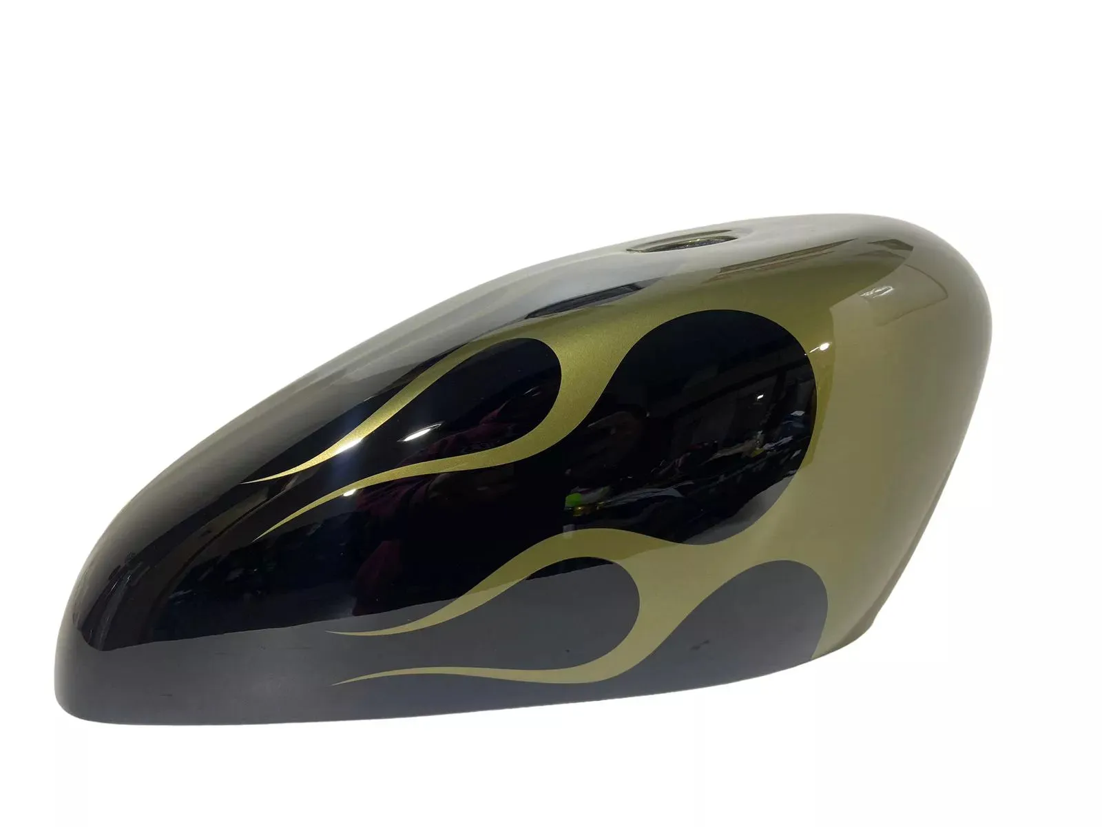 BLACK OLIVE GREEN FLAMES - FortyEight