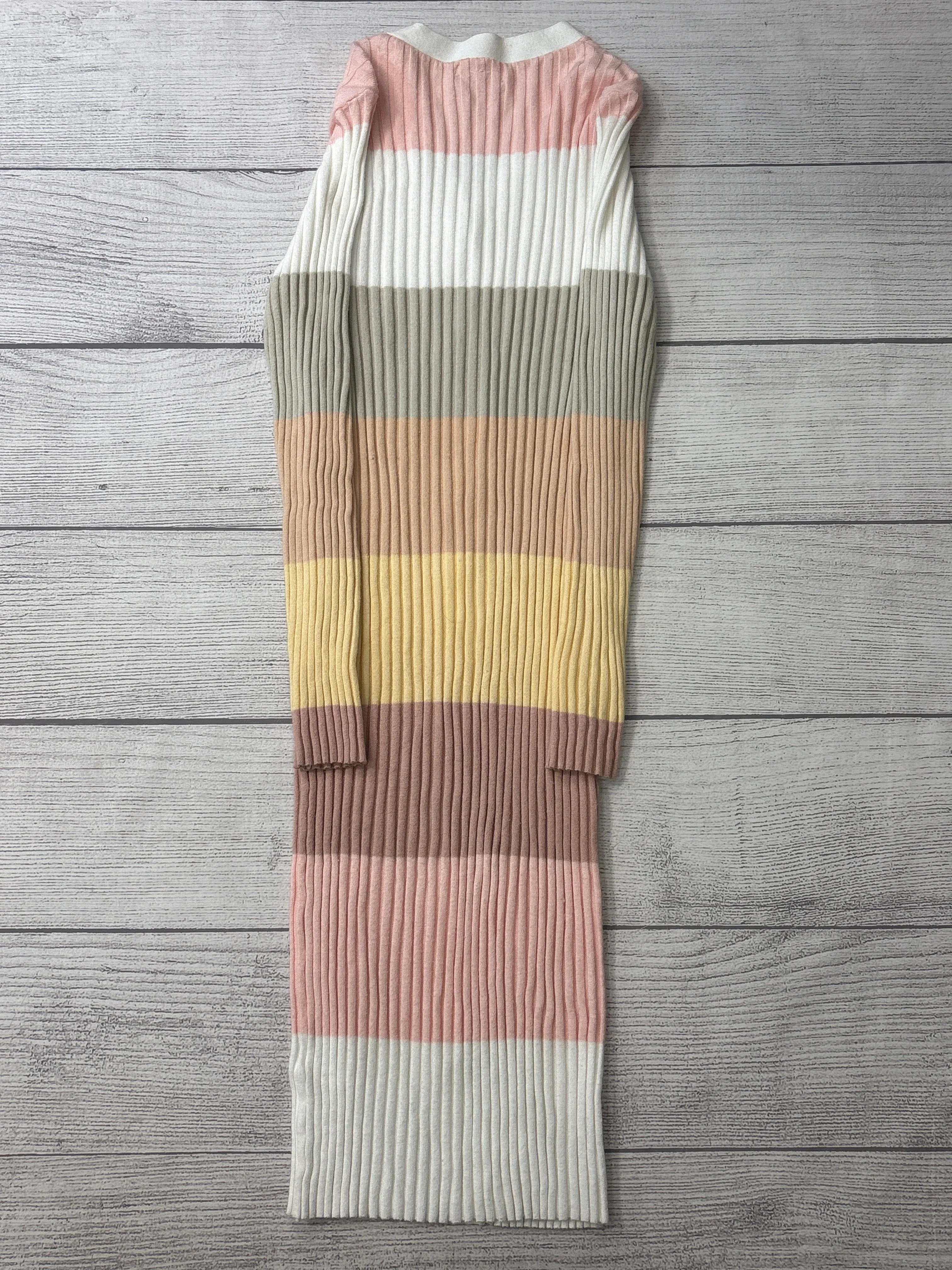 Dress Sweater By Stitchdrop In Striped Pattern, Size: S