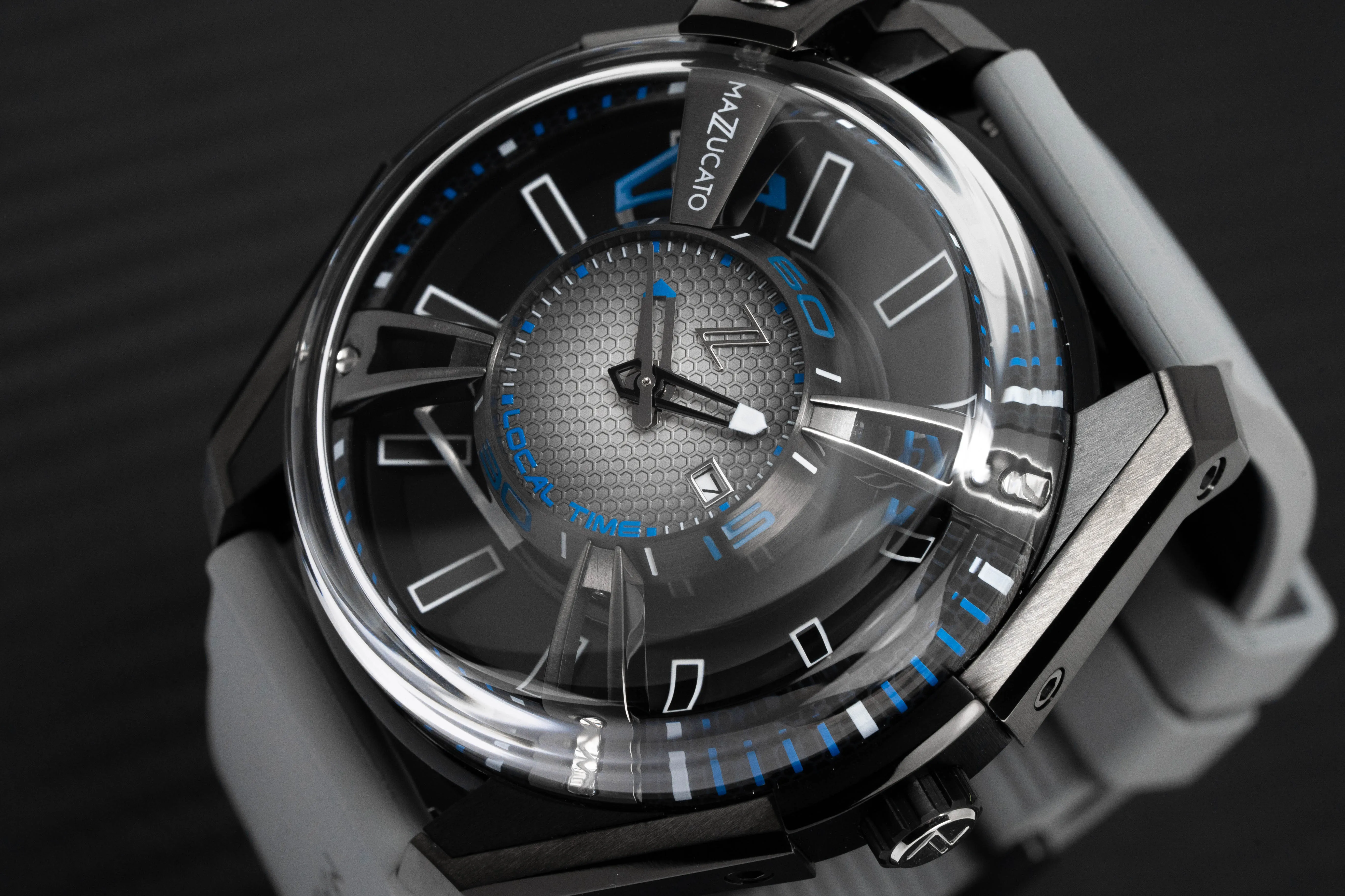Mazzucato Watch Automatic LAX Limited Edition Dual Time 03-GY