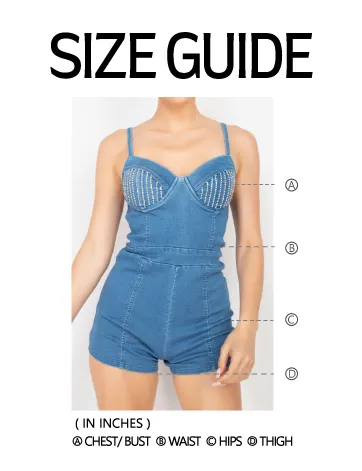 Medium Denim Button-Down Off-Shoulder Denim Jumpsuit