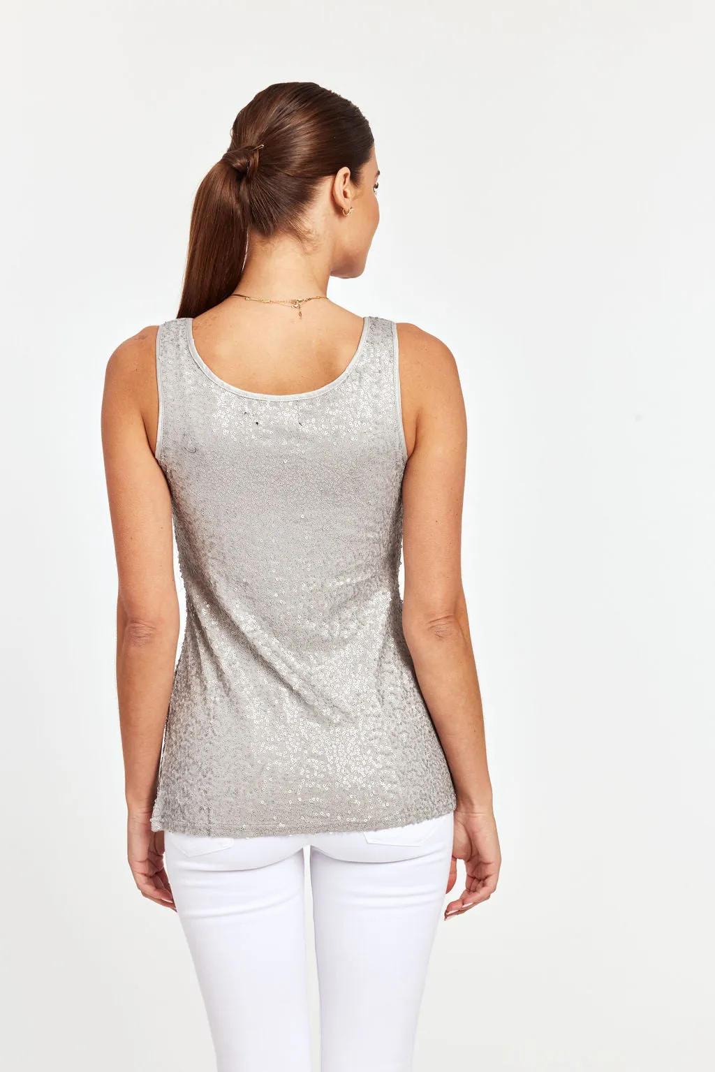 Micro Sequin Tank