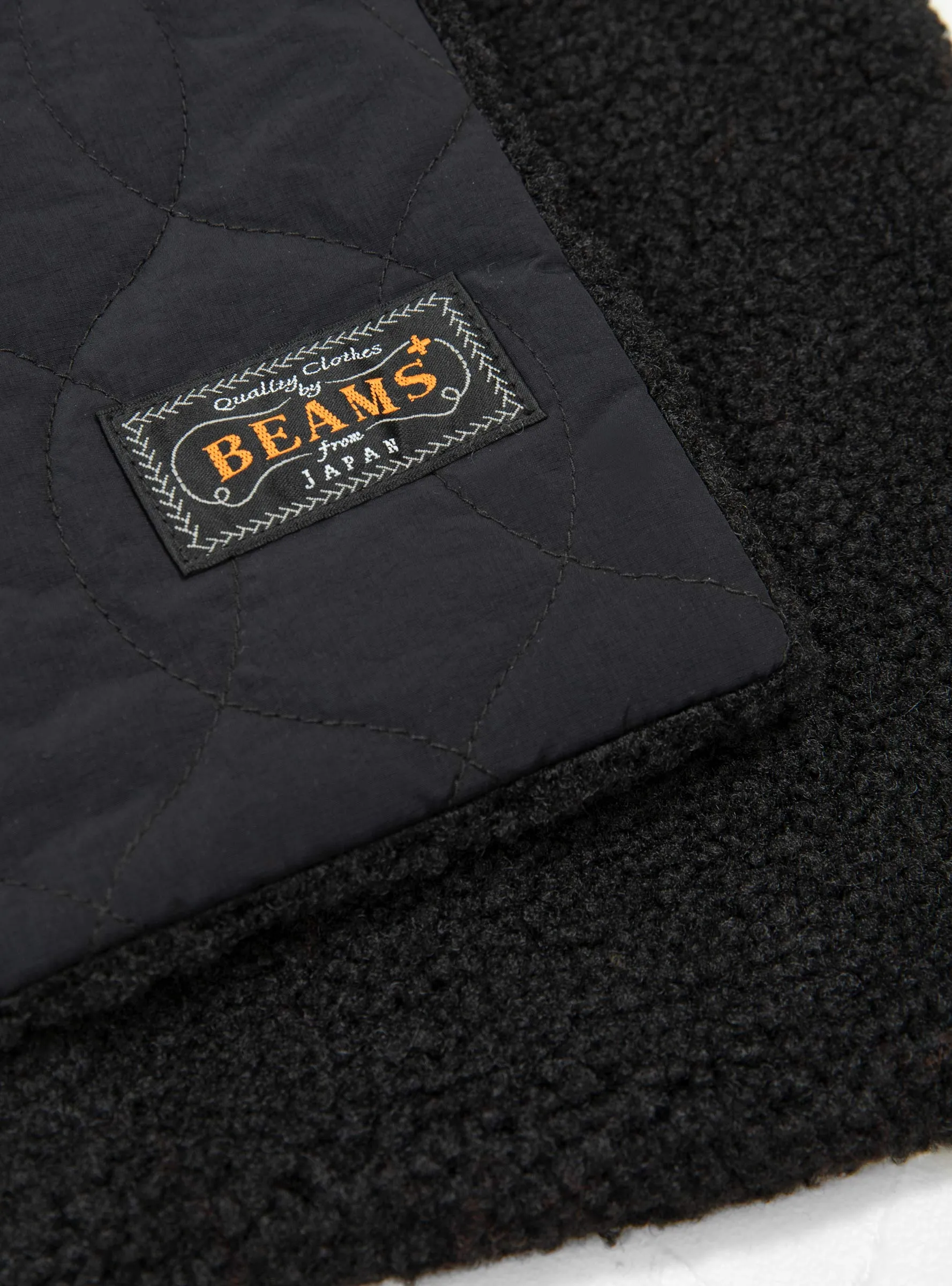 Muffler Boa Quilt Black