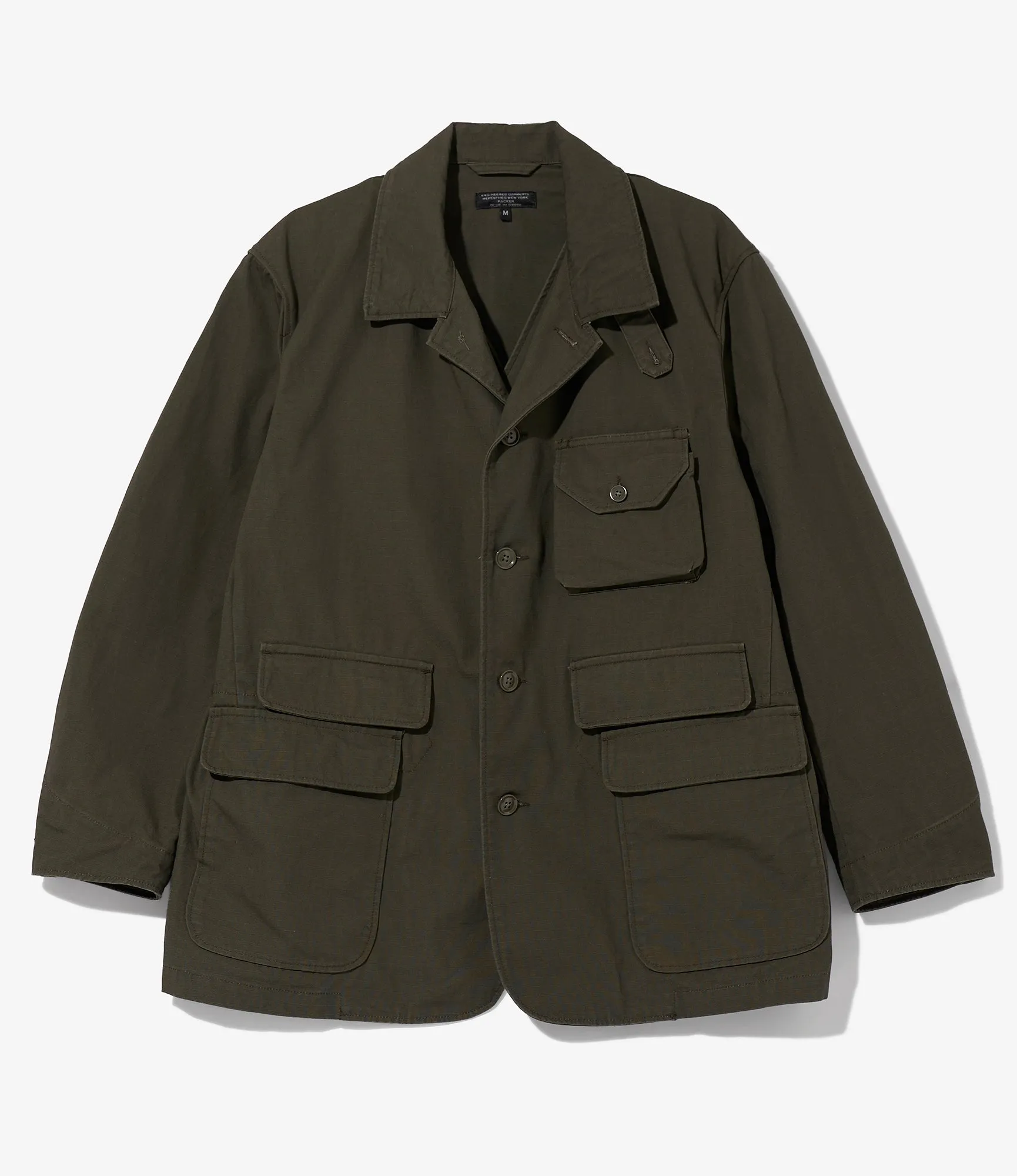 NNY x Blue in Green x Packer - Hunting Blazer - Olive H.W. Cotton Ripstop