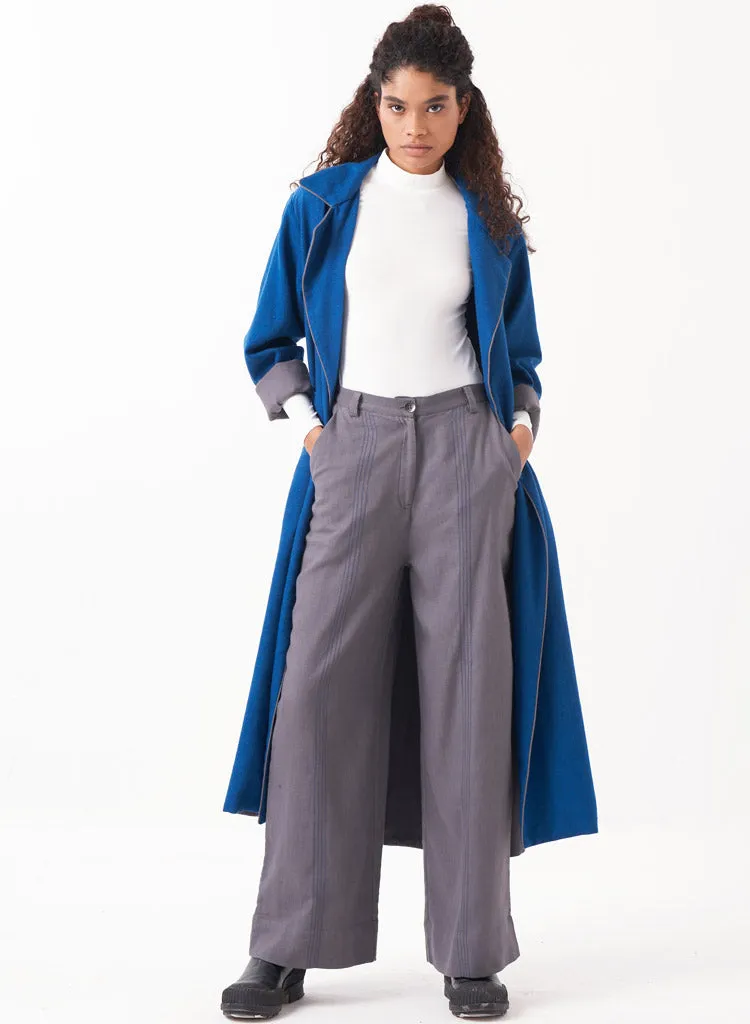 Notch Collar Jacket Set