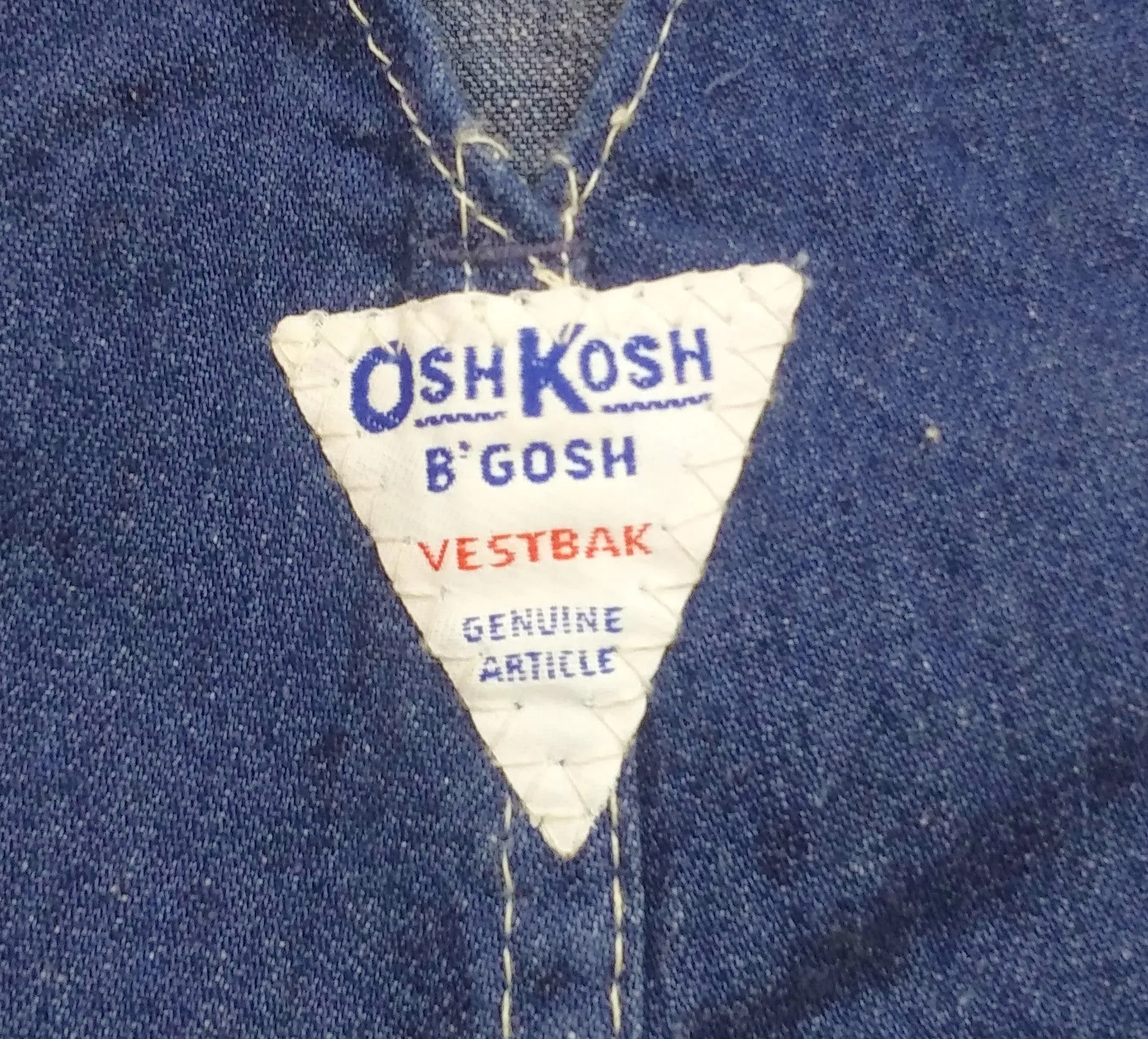 OshKosh B'gosh Toddler Unisex Girls/Boys Strap Overall Short Blue Jeans 12 Month