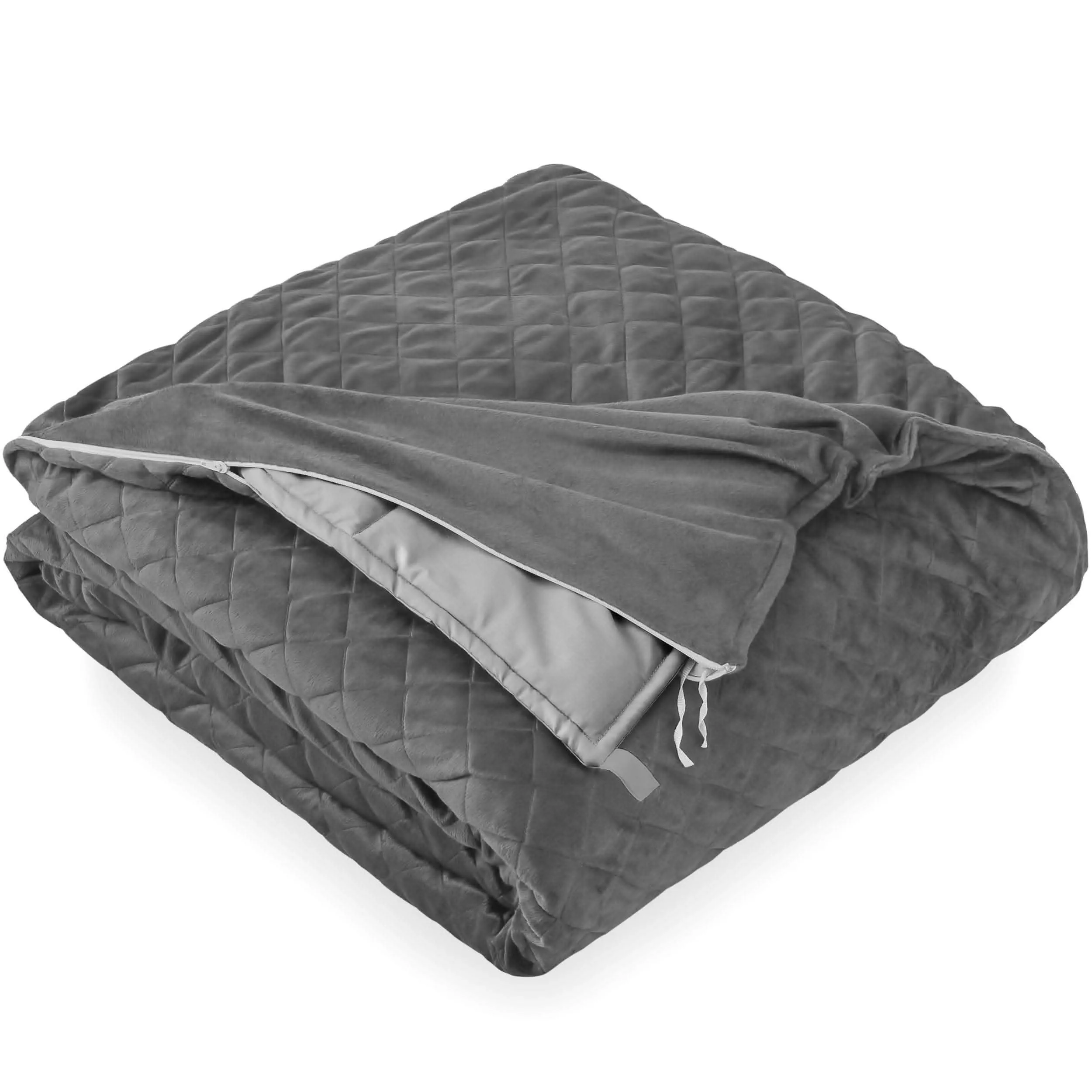 Quilted Minky Weighted Blanket Cover