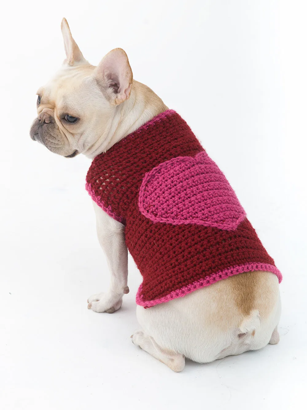 The Romantic Dog Sweater Pattern (Crochet)