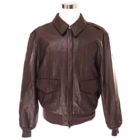 VINTAGE COOPER US AIR FORCE LIGHT LEATHER JACKET TYPE A2 SIZE 42R
