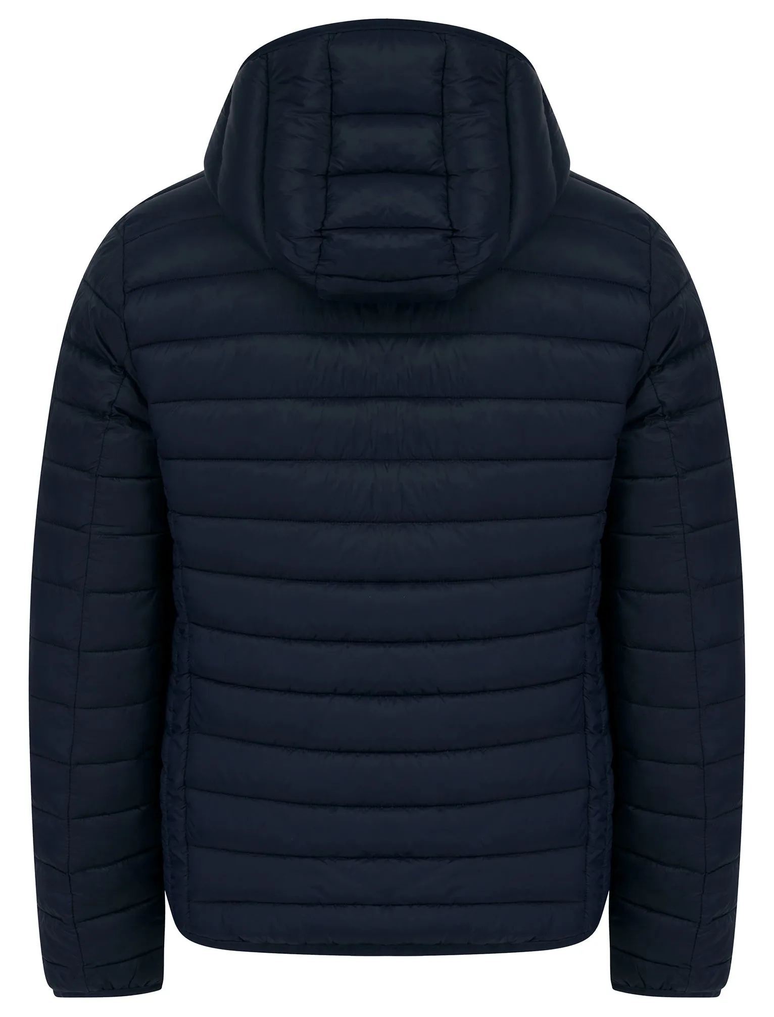 Vizzini Quilted Puffer Jacket with Hood in Sky Captain Navy - Tokyo Laundry