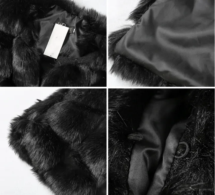 Women's Spring Vintage Fluffy Faux Fur Vest